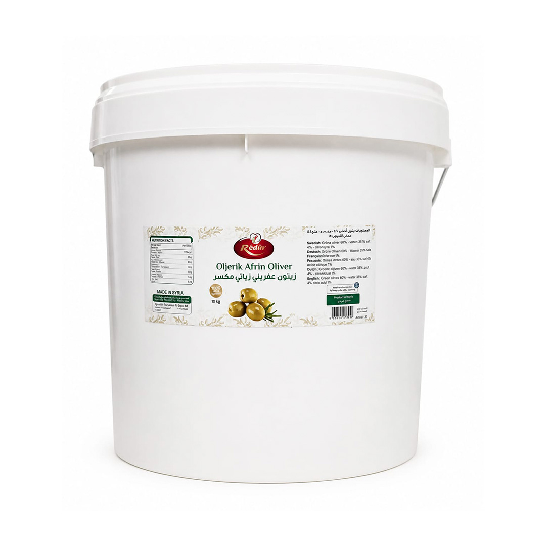 Afrin Cracked Green Olives