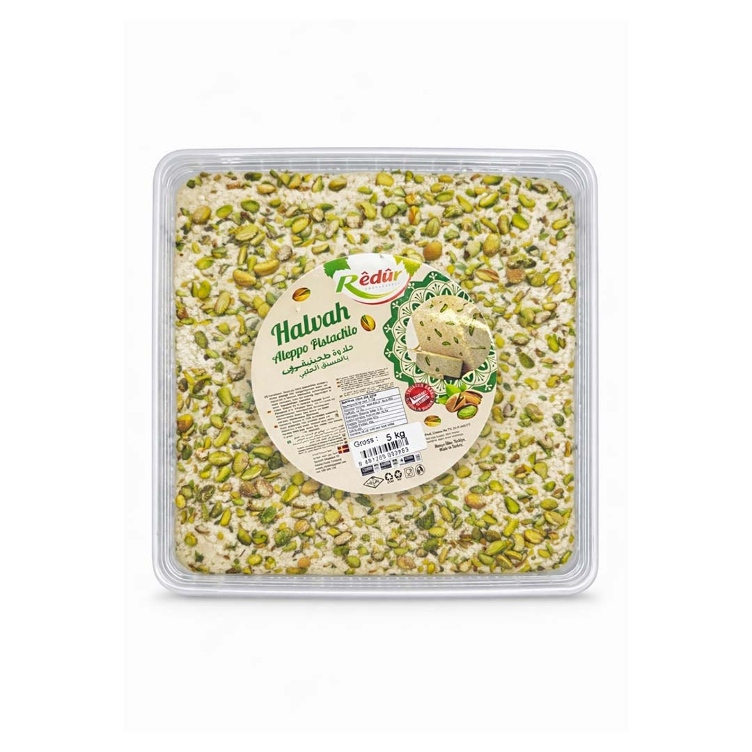Tahini Halwa with Aleppo Pistachios