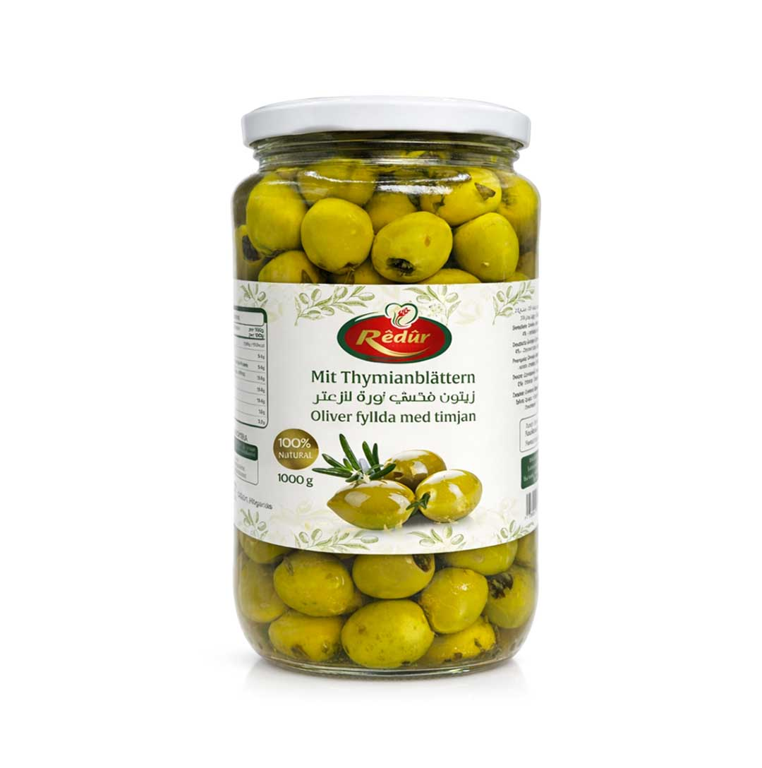 Olives Stuffed with Thyme Leaves