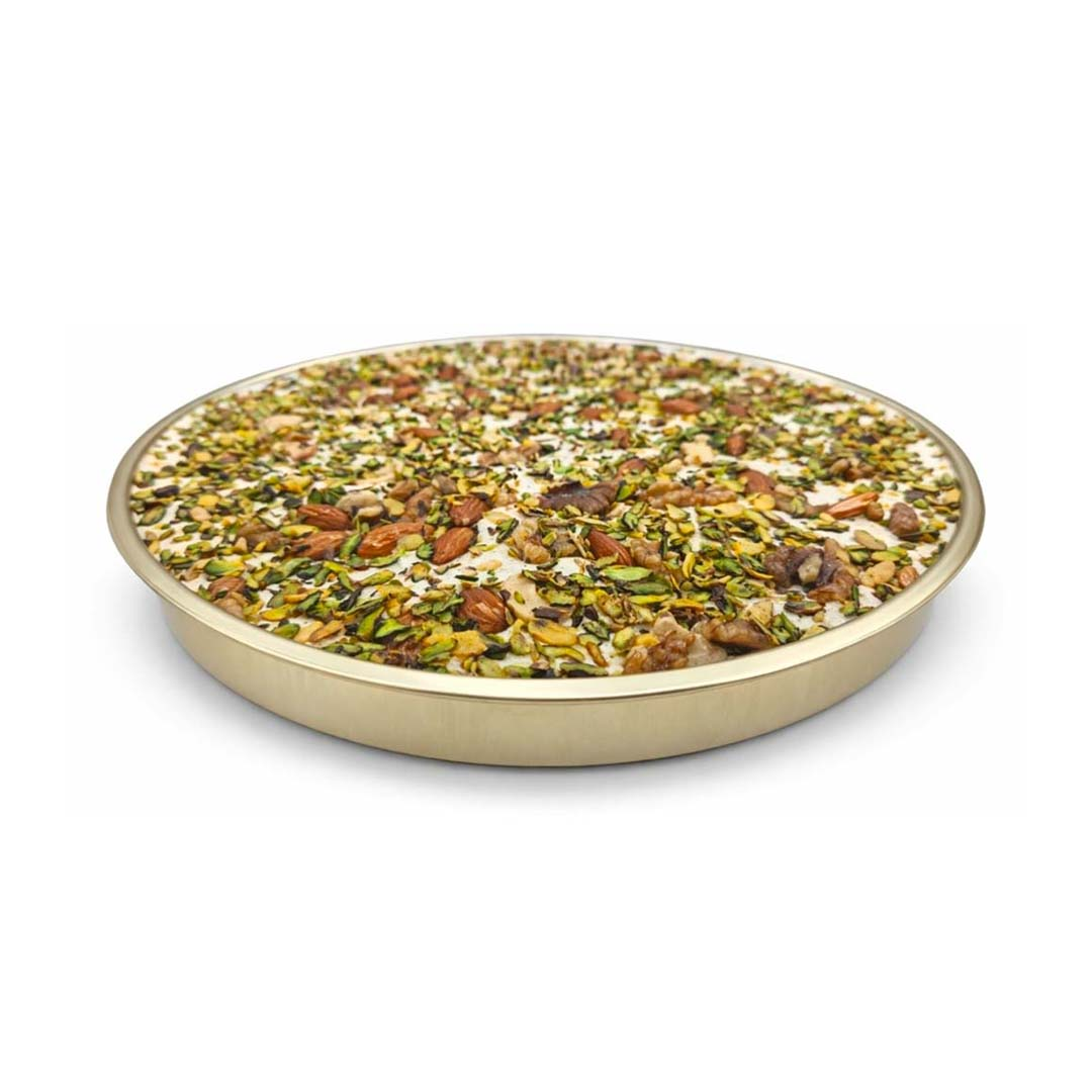 Tahini Halva with Aleppo Pistachios