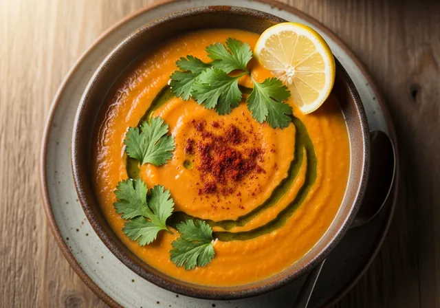 Red lentil soup